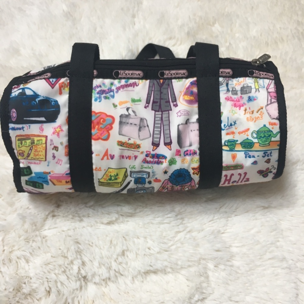 Lesportsac mini duffel purse/bag